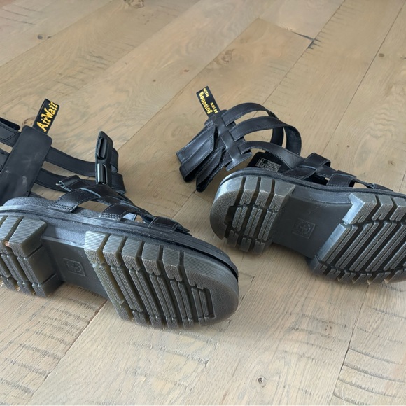 Doc Martens gladiator sandal, leather , black - Picture 2 of 4